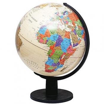 Campus University MDS3020AY-CR - Bola del mundo luminosa, 32 cm, crema