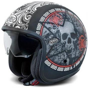 Premier APJETVINFIBSK900XL Casco Premier SK9 BM Vintage, Multicolor, Talla XL