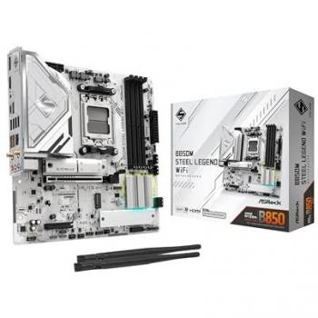 Placa Base Asrock B850M Steel Legend WiFi AM5 Micro ATX DDR5 con HDMI, DP y RGB