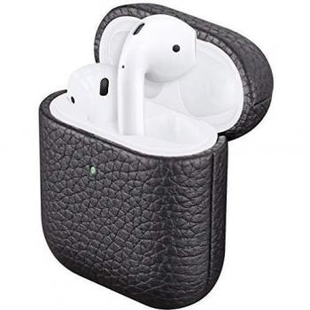 Fooyin Handmade Series Funda de Cuero para AirPods, Protección Cover