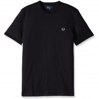 Fred Perry Men's Ringer T-Shirt - Black - Size: 2XL