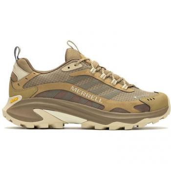Zapatillas de montaña Merrell Moab Speed 2 GTX - Hombre Marrón, características: impermeables con tecnología Gore-Tex, suela Vibram para tracción, diseño ligero y transpirable, soporte en el tobillo y plantilla acol