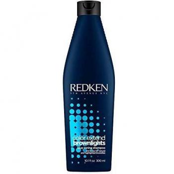 REDKEN | Color Extend Brownlights | Blue Toning & Anti-Brass Protection Shampoo | For Natural & Color-Treated Brunettes | 300ml