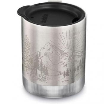 Klean Kanteen 12oz Camp Mug Thermos with Lid - Brushed Stainless Steel