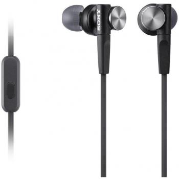 Sony MDRXB50APB.CE7 - Auriculares Intraurales con Extra Bass y Micrófono Integrado, Color Negro