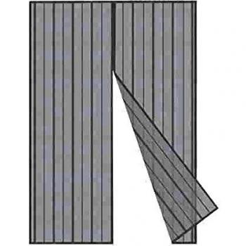 Sekey Cortina Magnética de Puerta a Prueba de Mosquito para Puertas de Madera, Puertas de Hierro, Puertas Metálicas, Puertas del Balcón, Puertas de RV, Cierre Magnético Automático 240 x 140 cm, Blanco