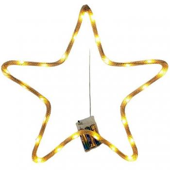 Estrella de Navidad luminosa 26 luces 40 cm