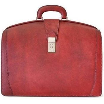 Pratesi Brunelleschi Bruce Briefcase for Luptop - BCL 120-B Bruce Ciliegia