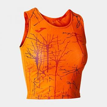 Top de Tirantes Joma Elite IX para Mujer, Color Naranja, Talla 3XS