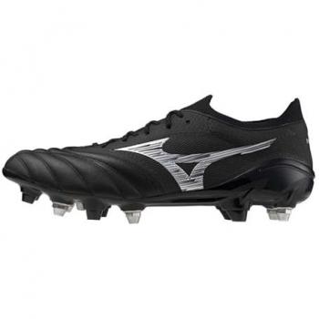 Botas de Fútbol Mizuno Morelia Neo IV Beta Japón Mix SG Negro Plateado