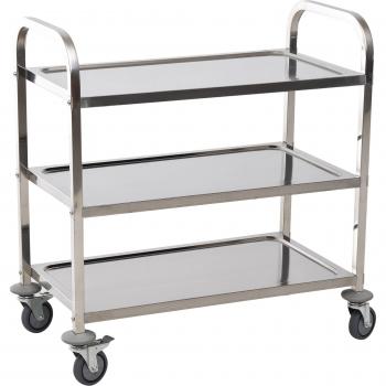 Homcom Carro de Cocina Multiusos con Ruedas y 3 Niveles