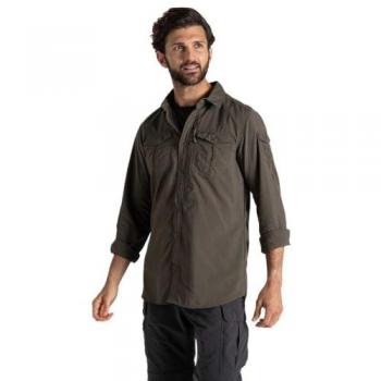 Craghoppers NosiLife Adventure Long Sleeve Shirt III - Woodland Green, Men's