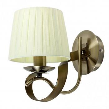 Aplique Baeza 1xe14 Cuero Pantalla Beis 34x15x25 Cm