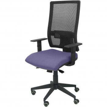 Silla de Oficina Piqueras y Crespo Horna Bali en Azul Claro sin Cabecero, Talla Única