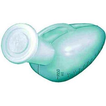 Pikdare - Urinal para hombre de polietileno blanco con tapón