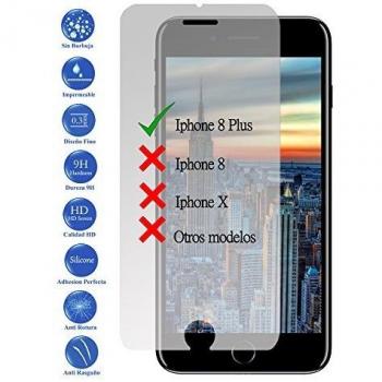 Todotumovil Protector de Pantalla Apple iPhone 8 Plus de Cristal Templado Vidrio 9H para movil