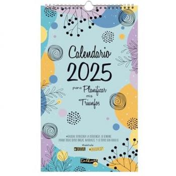 Calendario de Pared 2025 TALKUAL para Chicas Reales - Mes Vista, 210x360 mm, Español