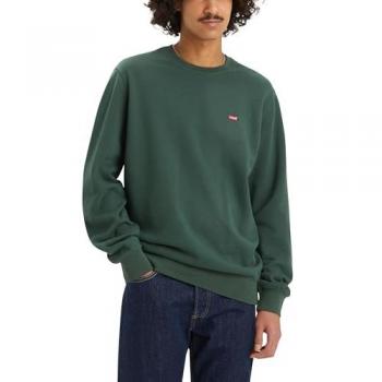 Sudadera Levi's Original Housemark Verde Python para Hombre, Casual, Algodón, Manga Larga