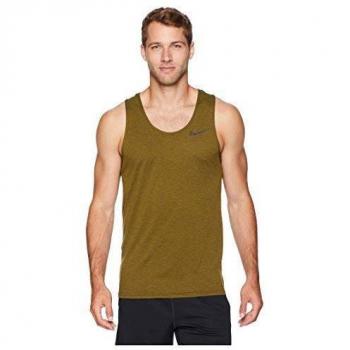 Nike Breathe Hyper Dry Camiseta de Tirantes, Hombre, Flak/Olive Canvas/