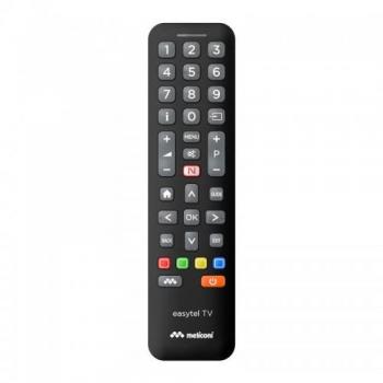 Mando a Distancia Universal Meliconi EASYTEL 1 en 1 para Televisión - Negro