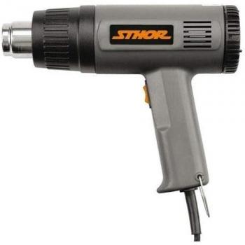 Pistola de aire caliente STHOR 79327 - 1500W, Color: Gris y Negro, Medidas: 20 x 13 x 5 cm