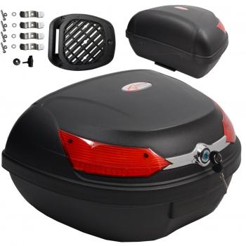 Bal de moto universal 46 lt apro desenganche rpido para equipaje en motocicleta quad y scooter
