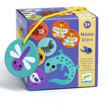 Pexeso Animales Pequeños - Juego de Memoria para Niños (32 Piezas)