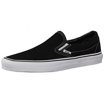 Vans Classic Slip-On Black Canvas Sneakers