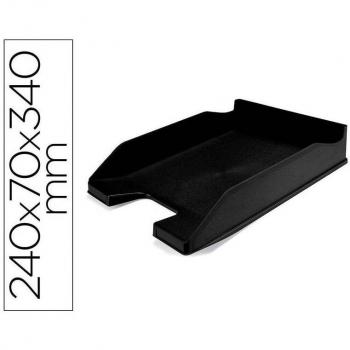 Bandeja sobremesa líderpapel ecouse 100% plástico reciclado 240x70x340mm color negro