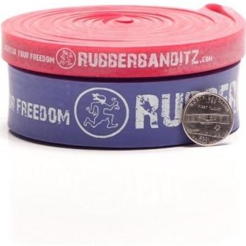 RubberBanditz 41 Inch Continuous Loop Pull Up Assistance/Crossfit Band Set - - Medium, Heavy Bands - 20-85 lbs