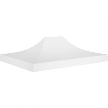 Techo de carpa para celebraciones de cemento blanco 4x3 m 270 g/m²