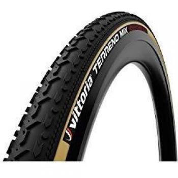 Vittoria Tub.Terreno Mix 33-28'' Caramel/NEG G2.0 Ruedas Ciclismo Unisex Adulto, Multicolor Negro
