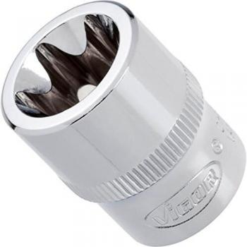 Inserto de llave de vaso VIGOR V2144 para perfil TORX® E12, 3/8 (10 mm)