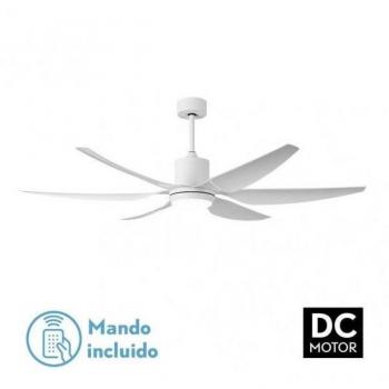 Ventilador de Techo DC Otto 24W Blanco con 6 Aspas Blancas