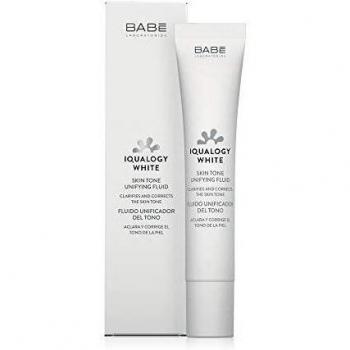 Laboratorios Babé Iqualogy White Fluido Facial Unificador del Tono, Iluminador del Rostro - 50 ml