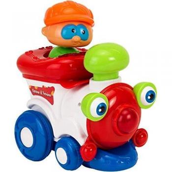 GLOBO 05154 Vitamina G Train Bump and Go con luz y Sonido, Multicolor