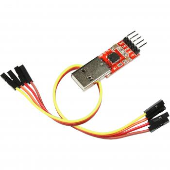 Paradisetronic.com Convertidor USB-UART, Interfaz Serial/TTL a USB, convertidor Serie CP2102 USB para Linux, macOS, Win7 / 8/10
