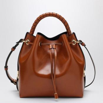 Chloé Women's Marcie Bucket Bag in Brown | CHC24AS606N57, Shoulder Bag, Brown, Female, Size: ONE SIZE