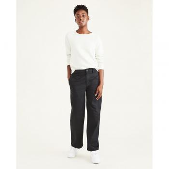 Pantalón Chino de mujer Dockers High Waist Negro