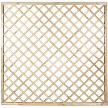 Panel de Celosía 180 x 180 cm - Estructura decorativa de madera, diseño moderno, ideal para jardines y patios, resistente a la intemperie, fácil instalación