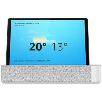 Lenovo Smart Tab M10 HD (2da Gen) 10.1'' con Alexa, MediaTek Helio P22T, 4GB RAM, 64GB eMMC, IMG GE8320 GPU, WiFi+Bluetooth, Android 10 y Dock Inteligente - Gris Platino