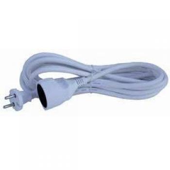 Wurko - Prolongador 2 Metros Cable 3 x 1,5 mm, Blanco