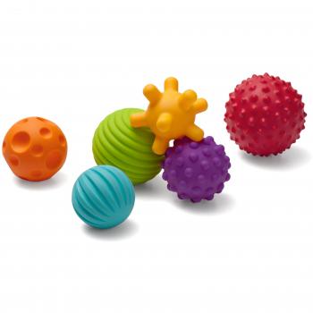 Infantino Juego de Bolas Multi-Bola texturizadas en Juego para el Desarrollo sensorial – para niños a Partir de 6 Meses