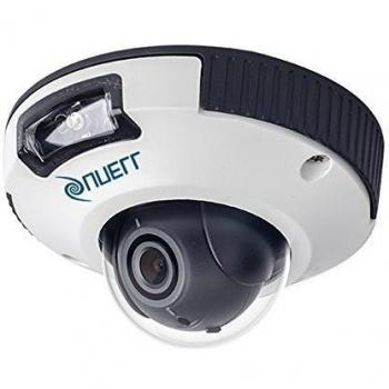 SUNELL 4MP PoE Cámara de vigilancia HD 1080P IR Día y Noche Interior Mini Dome ySlot Tarjeta Micro SD cámaras de seguridad con 2,8 mm de ancho ángulo lente Onvif P2P