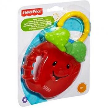 Fisher Price M4385 - Mordedor con anilla, diseño manzana