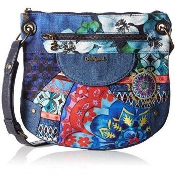 Desigual Brooklyn Culture Club - Bolso para mujer, color marino