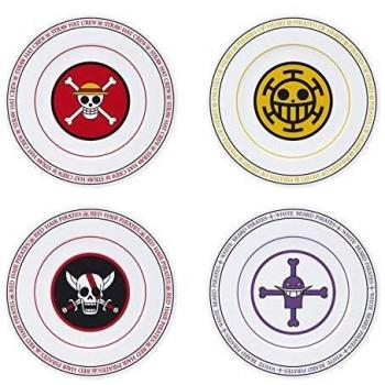 One Piece Vajilla Unisex Plato multicolor, porcelana,