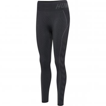 Hummel TE Christel Women's Mid-Rise Seamless Leggings - Black - XL