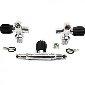 METALSUB Grifo bi-Botella Rosca 3/4 232 Bar, Manifold