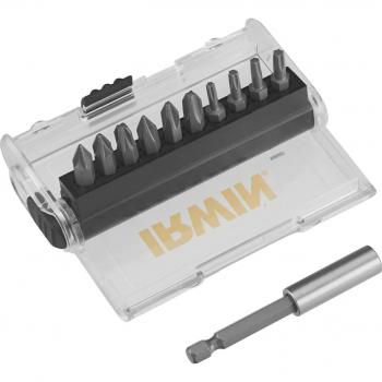 Irwin Kit de Puntas de 11 Piezas de 25 mm con Adaptador Magnético (PH1, PH2, PH3, PZ1, PZ2, PZ3, T10, T15, T